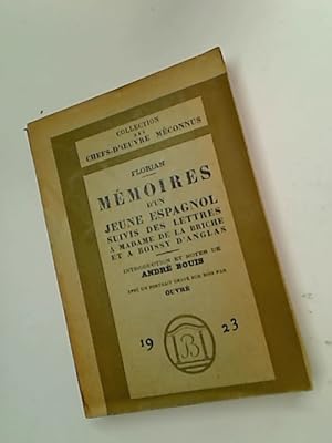 Imagen del vendedor de Mmoires d'un Jeune Espagnol suivis des Lettres a Madame de la Briche at a Boissy d'Anglais. a la venta por Plurabelle Books Ltd