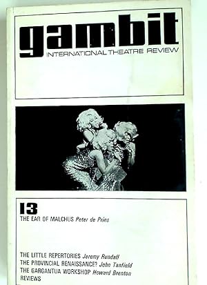 Immagine del venditore per The Ear of Malchus (Gambit. International Theatre Review. Volume 4, Number 13) venduto da Plurabelle Books Ltd