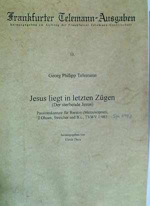 Bild des Verkufers fr Jesus liegt in letzten Zgen (Der sterbende Jesus) zum Verkauf von Plurabelle Books Ltd