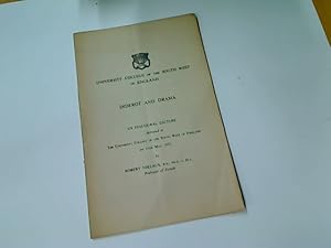 Bild des Verkufers fr Diderot and Drama. An Inaugural Lecture deliver in The University College of the South West of England on 11th May, 1953. zum Verkauf von Plurabelle Books Ltd