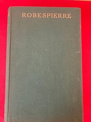 Bild des Verkufers fr Robespierre. zum Verkauf von Plurabelle Books Ltd