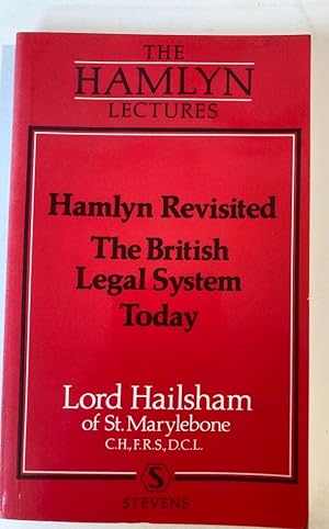 Bild des Verkufers fr Hamlyn Revisited. The British Legal System Today. zum Verkauf von Plurabelle Books Ltd