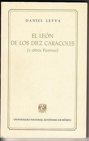 Imagen del vendedor de El Len de los Diez Caracoles (y Otros Poemas) a la venta por Plurabelle Books Ltd