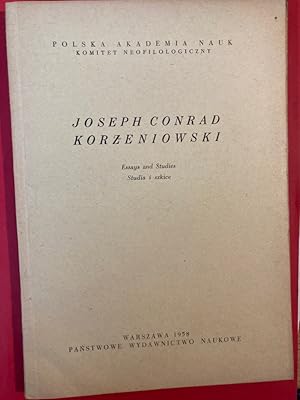 Bild des Verkufers fr Joseph Conrad Korzeniowski: Essays and Studies. zum Verkauf von Plurabelle Books Ltd
