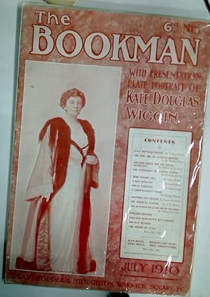 Bild des Verkufers fr Kate Douglas Wiggin. Special Issue of The Bookman, July 1910. With Presentation Plate Portrait of Kate Douglas Wiggin. zum Verkauf von Plurabelle Books Ltd