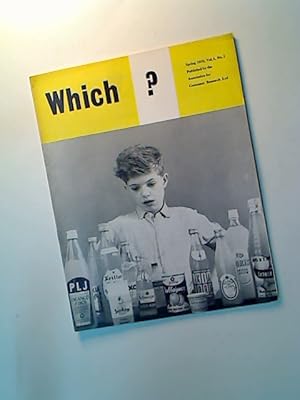 Imagen del vendedor de Which? Spring 1958. a la venta por Plurabelle Books Ltd