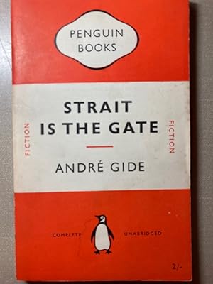 Bild des Verkufers fr Strait is the Gate. zum Verkauf von Plurabelle Books Ltd