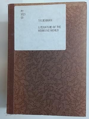 Bild des Verkufers fr Literature of the Working World: A Study of the Industrial Novel in East Germany. zum Verkauf von Plurabelle Books Ltd