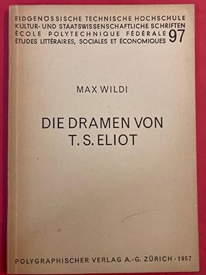 Seller image for Die Dramen von T S Eliot. for sale by Plurabelle Books Ltd