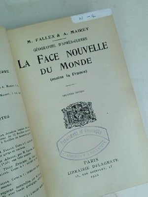 Imagen del vendedor de Gographie d'aprs-Guerre: La Face Nouvelle du Monde (moins la France) a la venta por Plurabelle Books Ltd