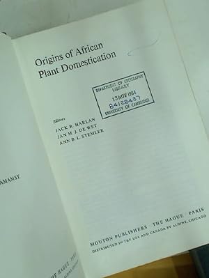Origins of African Plant Domestication.