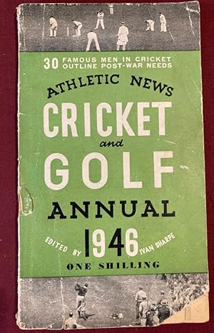 Imagen del vendedor de Athletic News Cricket and Golf Annual 1946. a la venta por Plurabelle Books Ltd