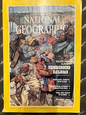 Bild des Verkufers fr Escape from Slavery. The Underground Railroad (National Geographic July 1984) zum Verkauf von Plurabelle Books Ltd