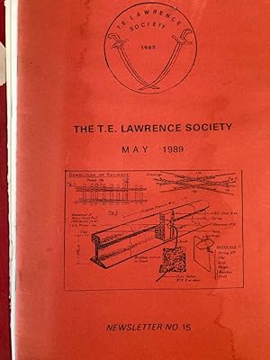 Bild des Verkufers fr The T E Lawrence Society Newsletter, No 15 Nov 1989. zum Verkauf von Plurabelle Books Ltd