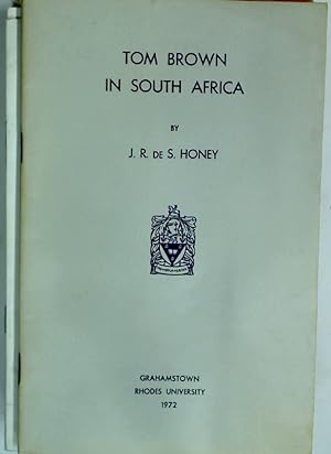 Bild des Verkufers fr Tom Brown in South Africa. zum Verkauf von Plurabelle Books Ltd