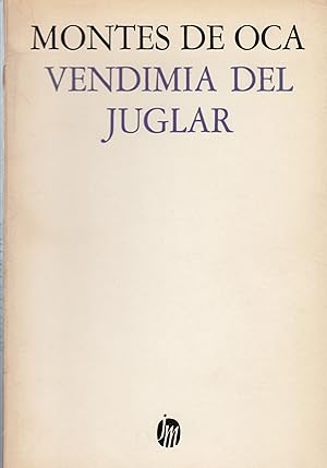Seller image for Vendimia del Juglar. for sale by Plurabelle Books Ltd