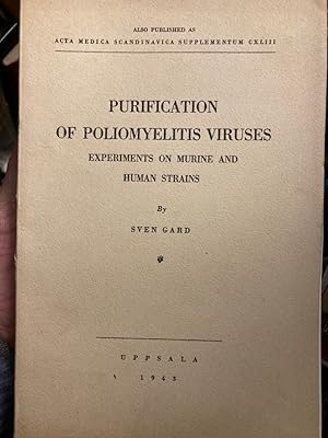 Purification of Poliomyelitis Viruses. Experiments on Murine and Human Strains.