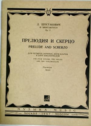 Bild des Verkufers fr Prelude and Scherzo for four Violins, two Violas and two Violoncellos, Score. zum Verkauf von Plurabelle Books Ltd
