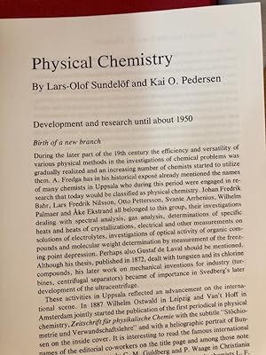 Seller image for Physical Chemistry. Development and Research until about 1950. for sale by Plurabelle Books Ltd
