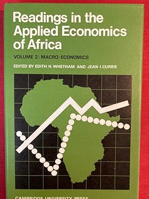 Bild des Verkufers fr Readings in the Applied Economics of Africa. Volume 2: Macro - Economics. zum Verkauf von Plurabelle Books Ltd