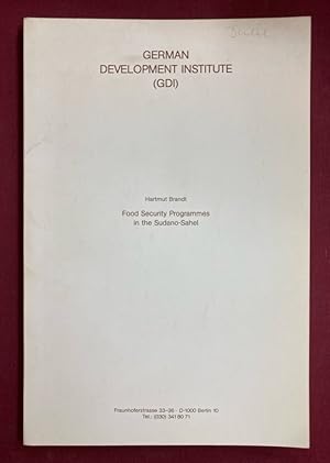 Seller image for Food Security Programmes in the Sudano-Sahel. for sale by Plurabelle Books Ltd