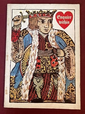 Immagine del venditore per Enquire Within: A History and Guide to Card Playing. venduto da Plurabelle Books Ltd