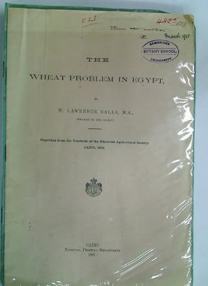 Imagen del vendedor de Th Wheat Problem in Egypt (1907); Botanical Notes on Cotton (Caravonica Cotton) (1909). a la venta por Plurabelle Books Ltd