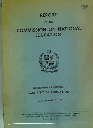 Report of the Commission on National Education, January - August 1959.