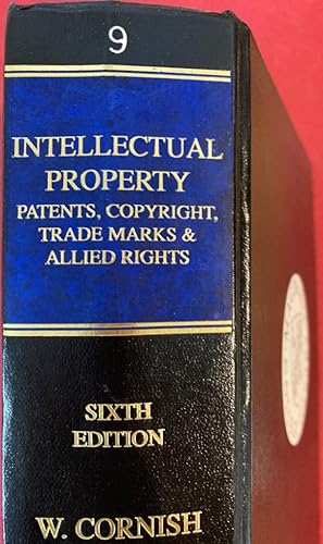 Bild des Verkufers fr Intellectual Property: Patents, Copyrights, Trademarks and Allied Rights. Sixth Edition. zum Verkauf von Plurabelle Books Ltd