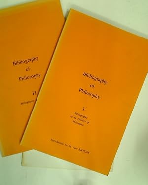 Bibliography of Philosophy. 1: History of Philosophy; 2: 1945 - 1965.