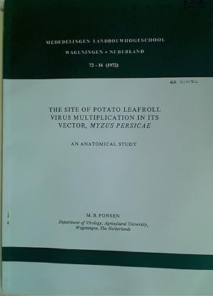 The Site of Potato Leafroll Virus Multiplication in its Vector, Myzus Persicae. An Anatomical Study.