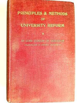 Imagen del vendedor de Principles and Methods of University Reform. a la venta por Plurabelle Books Ltd