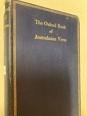 Seller image for The Oxford Book of Australasian Verse. for sale by Plurabelle Books Ltd
