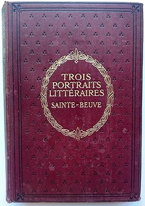 Image du vendeur pour Trois Portraits Littraires. mis en vente par Plurabelle Books Ltd