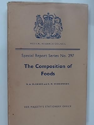 Seller image for The Composition of Foods. for sale by Plurabelle Books Ltd