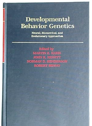 Bild des Verkufers fr Developmental Behaviour Genetics: Neural, Biometrical and Evolutionary Approaches. zum Verkauf von Plurabelle Books Ltd