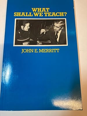 Bild des Verkufers fr What Shall We Teach? Designing and Organizing a Progressive Curriculum. zum Verkauf von Plurabelle Books Ltd