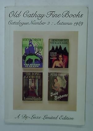 Imagen del vendedor de Old Cathay Fine Books. Catalogue No 2, 1989. a la venta por Plurabelle Books Ltd