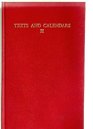 [Royal Historical Society] Texts and Calendars II: An Analytical Guide to Serial Publications 195...