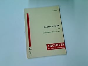 Image du vendeur pour Lautramont ou Les Violences du Narcisse. (Archives des Lettres Modernes: tudes de Critique et d'Histoire Littraire, No. 74) mis en vente par Plurabelle Books Ltd