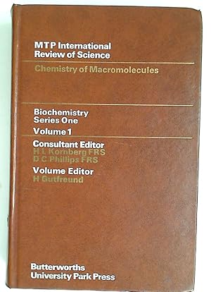 Bild des Verkufers fr Biochemistry Series One: Volume 1: Chemistry of Macromolecules. zum Verkauf von Plurabelle Books Ltd