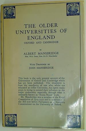 The Older Universities of England. Oxford and Cambridge.