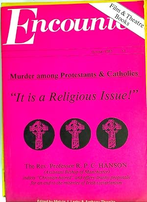 Bild des Verkufers fr It is a Religious Issue. Essay in Encounter, # 325, October 1980. zum Verkauf von Plurabelle Books Ltd