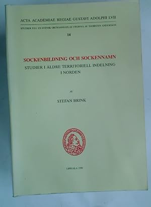 Immagine del venditore per Sockenbildning och Sockennamn. Studier i ldre territoriell indelning i Norden. venduto da Plurabelle Books Ltd