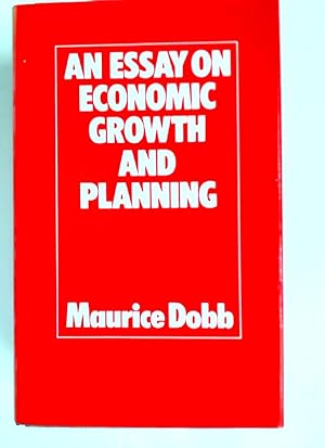 Bild des Verkufers fr An Essay on Economic Growth and Planning. zum Verkauf von Plurabelle Books Ltd