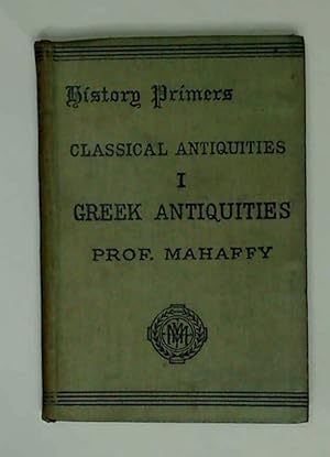 Imagen del vendedor de Classical Antiquities 1: Greek Antiquities. a la venta por Plurabelle Books Ltd