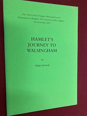 Bild des Verkufers fr Hamlet's Journey to Walsingham. zum Verkauf von Plurabelle Books Ltd