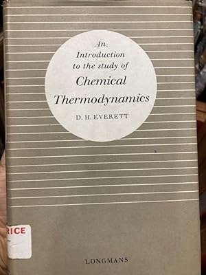 Seller image for An Introduction to the Study of Chemical Dynamics. for sale by Plurabelle Books Ltd