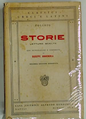 Seller image for Storie. Letture Scelte. Ed. Giuseppe Ammendola. Seconda Edizione Rinnovata. for sale by Plurabelle Books Ltd