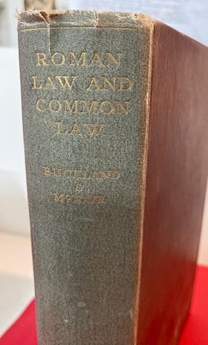 Imagen del vendedor de Roman Law and Common Law. a la venta por Plurabelle Books Ltd